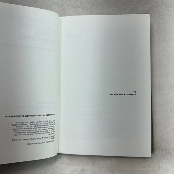 1969 Introduction to Electronic Digital Computers by Herbert Maisel HC Book - Picture 3 of 6